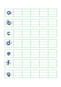 拼音字母笔顺帖